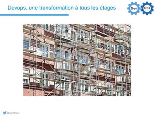 @aguilloteau
Devops, une transformation à tous les étages
 