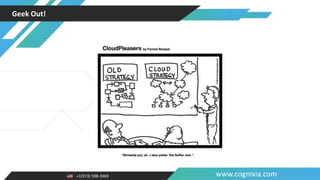 +1(973) 598-3969 www.cognixia.com
Geek Out!
 