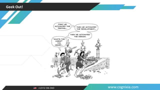 +1(973) 598-3969 www.cognixia.com
Geek Out!
 