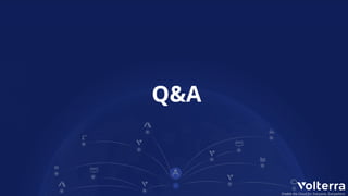 © 2019 Volterra Inc. All Rights Reserved.CONFIDENTIAL - DO NOT DISTRIBUTE WITHOUT NDA
Enable the Cloud for Everyone, Everywhere
Q&A
 