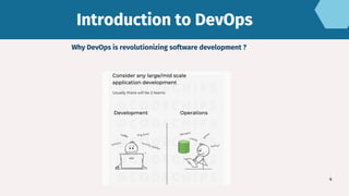 Introduction to DevOps
Introduction to DevOps
4
Why DevOps is revolutionizing software development ?
 