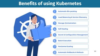 Benefits of using Kubernetes
Benefits of using Kubernetes
65
 