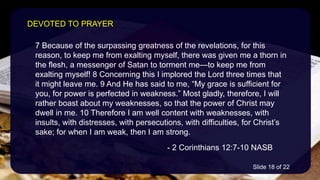 Devoted to prayer | PPTX