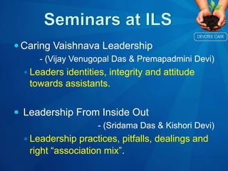  Essential Aspects of Caring Leadership
                                      - (Devaki Devi)
   Leaders qualities as tr...