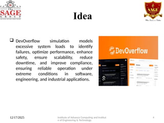 Dev Overflow - Major Project Computer Science Engineering | PPTX