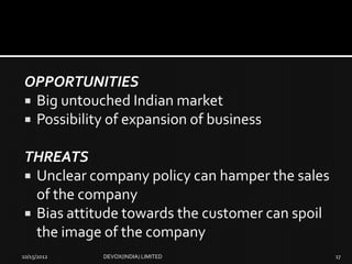 Devox (india) limited original | PPTX