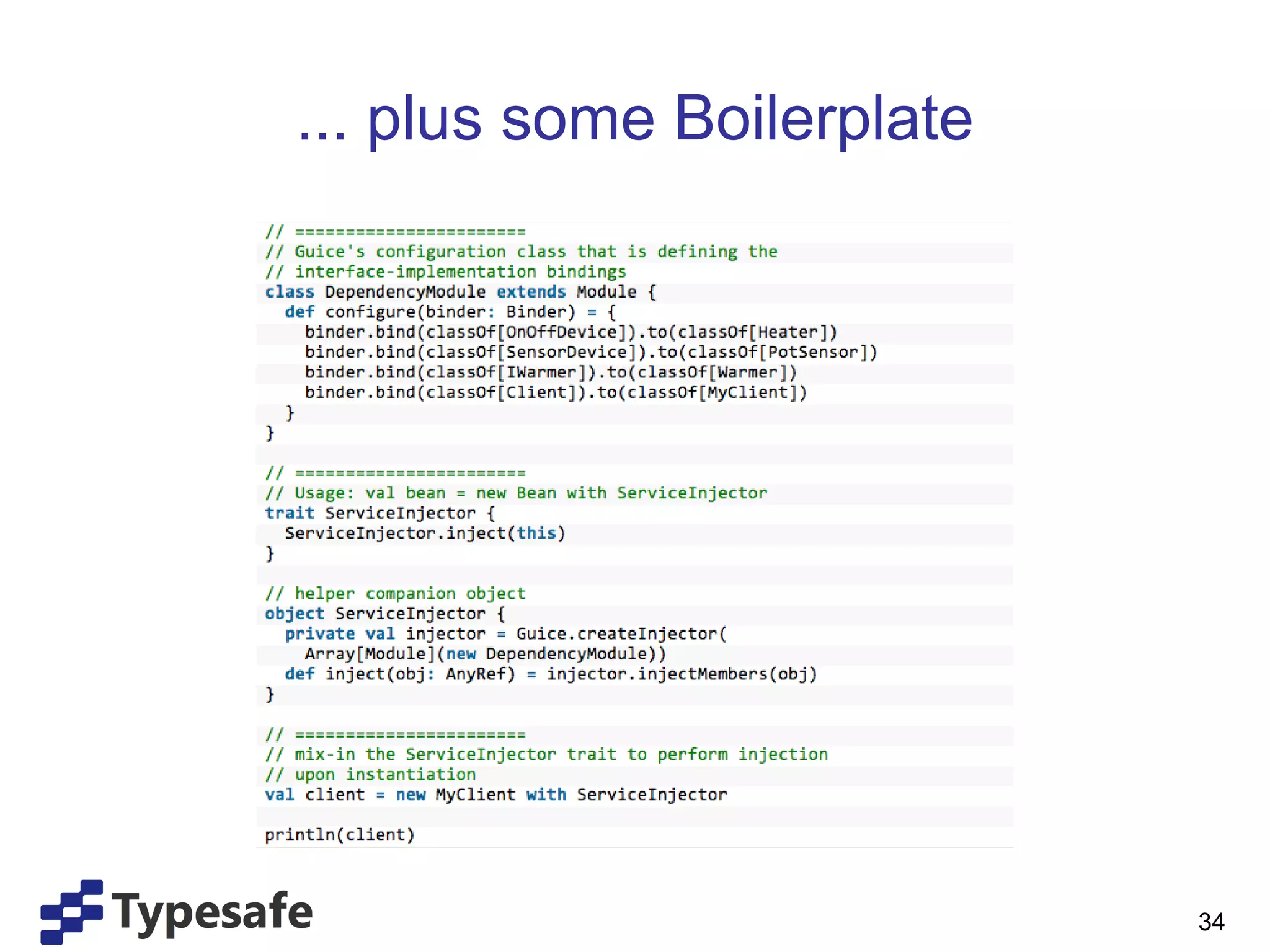 ... plus some Boilerplate 