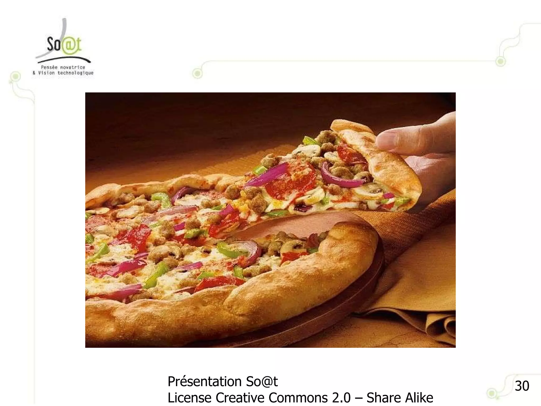 Présentation So@t License Creative Commons 2.0 – Share Alike 