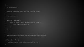 Asciidoctor, because documentation does not have to suck | PDF