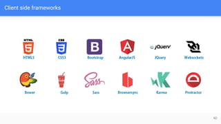Client side frameworks
6D
 