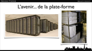 L’avenir... de la plate-forme




                                21
 