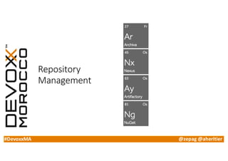 #DevoxxMA @zepag @aheritier
Repository
Management
 