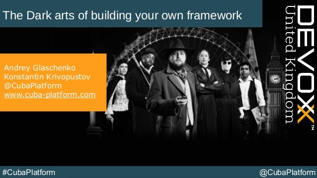 The Dark Arts Of Building Your Own Framework Andrey Glashenko 