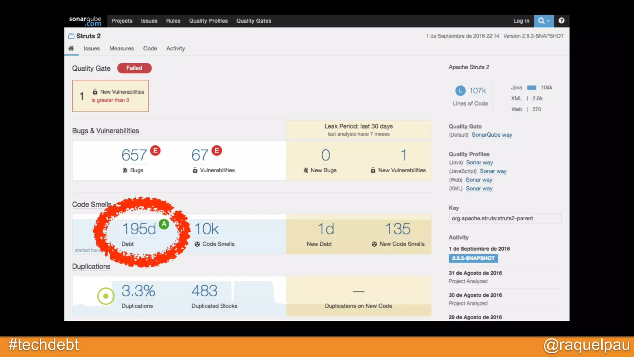 #techdebt @raquelpau
 