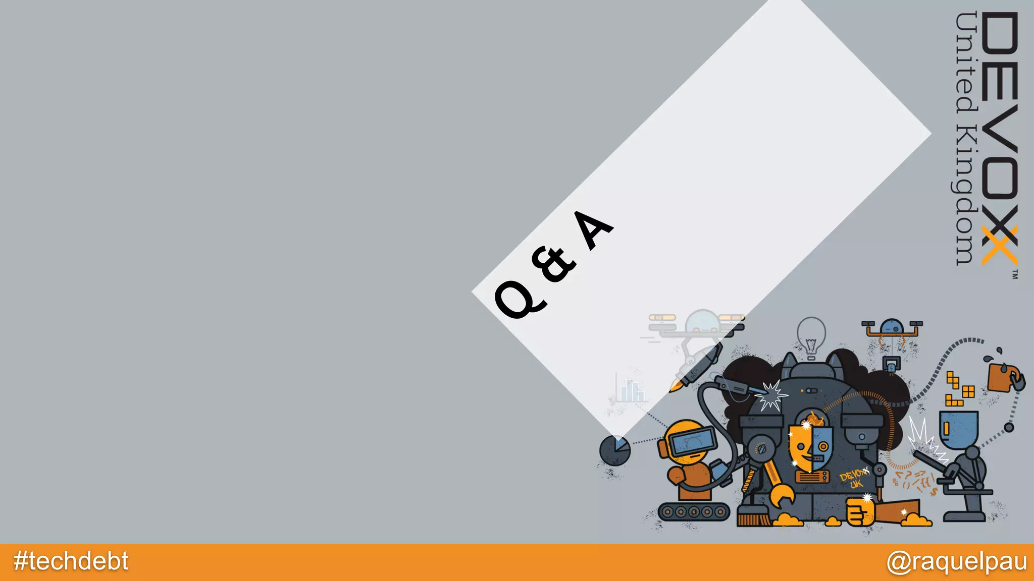 #techdebt @raquelpau
 