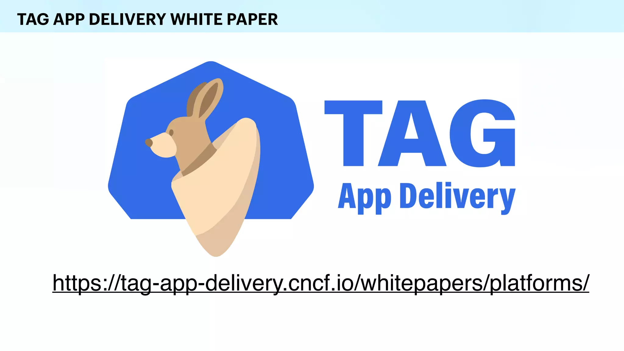 TAG APP DELIVERY WHITE PAPER
https://tag-app-delivery.cncf.io/whitepapers/platforms/
 