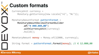 Introducing JSR 354 The Money & Currency API