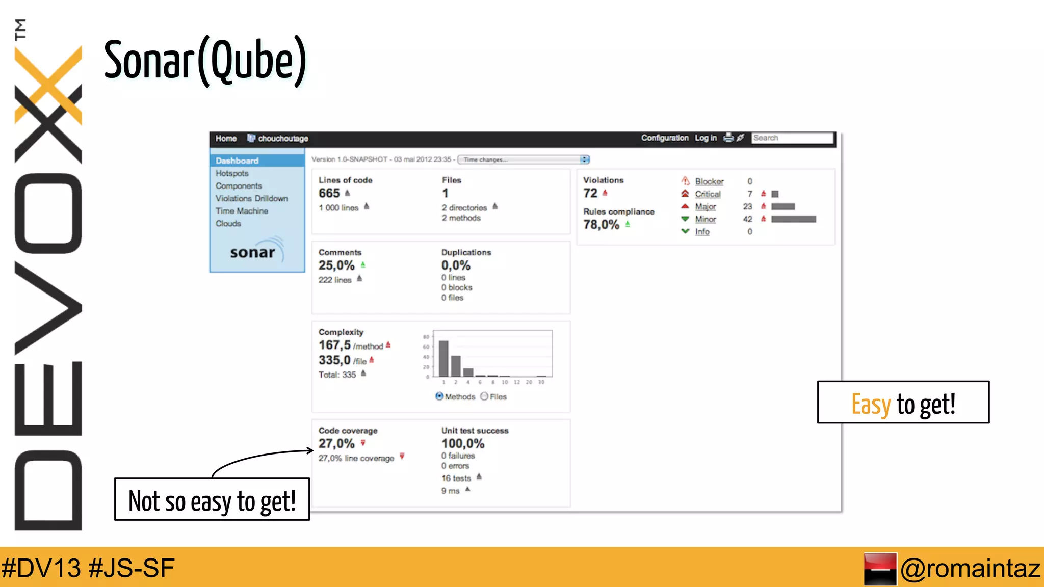 Sonar(Qube) Easy to get! Not so easy to get! #DV13 #JS-SF @romaintaz 