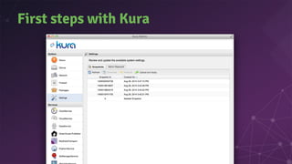 First steps with Kura
 