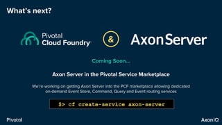 Devoxx 2018 -  Pivotal and AxonIQ - Quickstart your event driven architecture