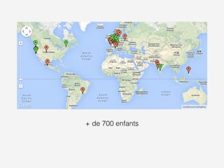 + de 700 enfants