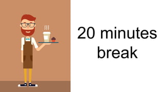 20 minutes
break
 