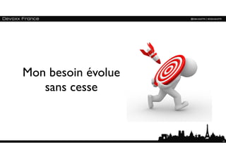 Mon besoin évolue
   sans cesse



                    41
 