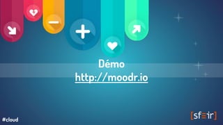 Démo
http://moodr.io
#cloud
 
