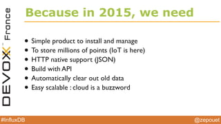 @YourTwitterHandle@YourTwitterHandle@zepouet#InfluxDB
UseCase : Fablab
 