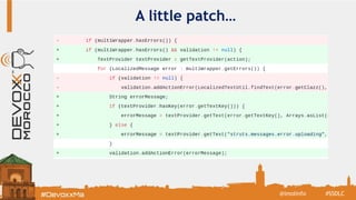 A little patch…
#SSDLC@imolinfo
 