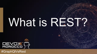 What is REST?
#GraphQlVsRest
 