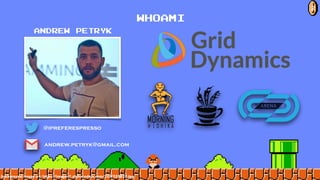 whoami
background image src: https://images7.alphacoders.com/333/333222.jpg
@ipreferespresso
andrew.petryk@gmail.com
2
Andrew Petryk
 