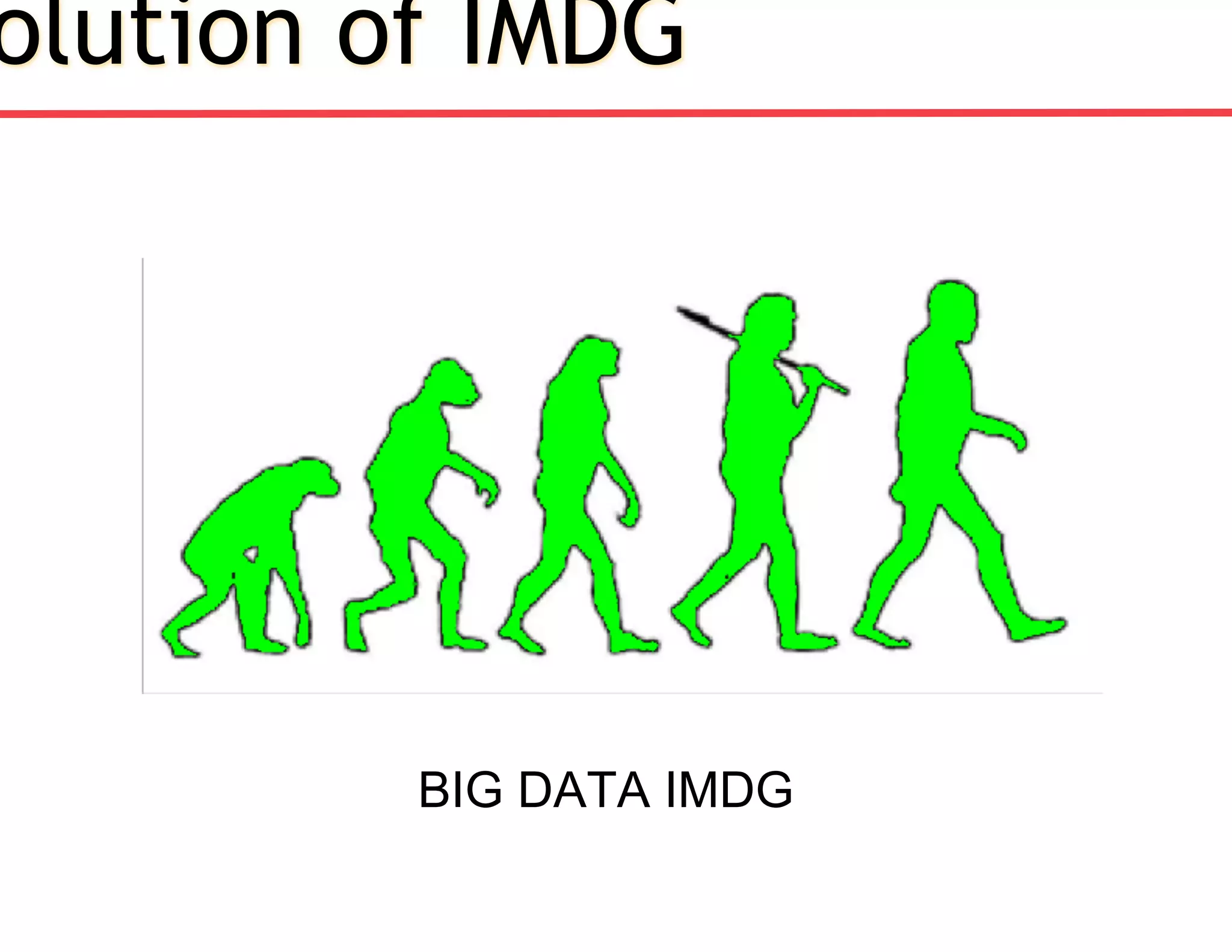 olution of IMDG
BIG DATA IMDG
 