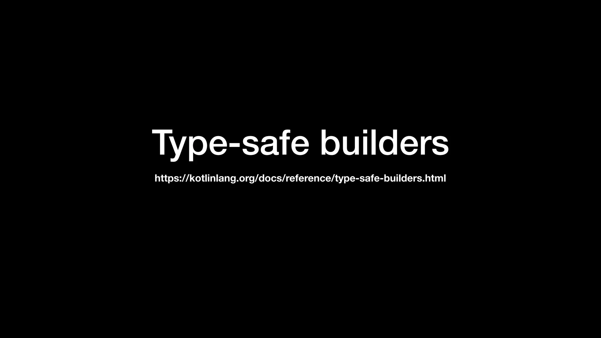 Type-safe builders
https://kotlinlang.org/docs/reference/type-safe-builders.html
 
