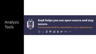 snyk.ioAnalysis
Tools
 