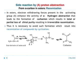 Alpha Hydrogen Racemerization ödev Peptit Sentezleri- FKM620- Leyla hoca.pptx