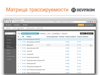 Матрица трассируемости

 