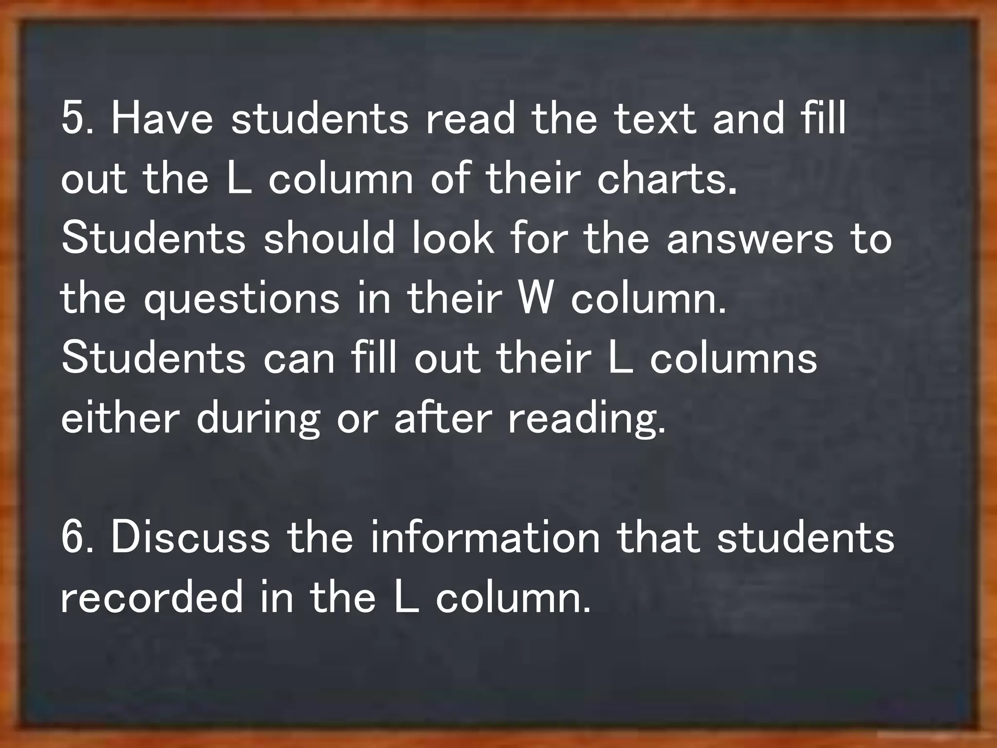 K-W-L Strategy | PPTX