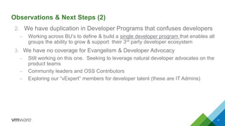 DevRel Judo Evans Data drc 2017