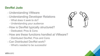 DevRel Judo Evans Data drc 2017