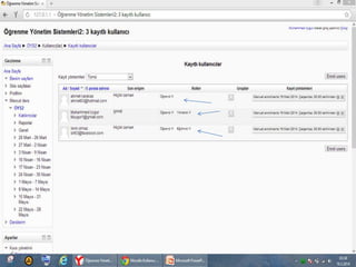 Oğrenme Yönetim Sistemleri Genel ayarları