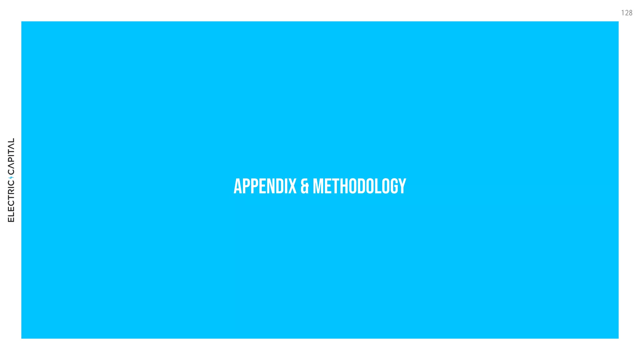 appendix & Methodology
128
 