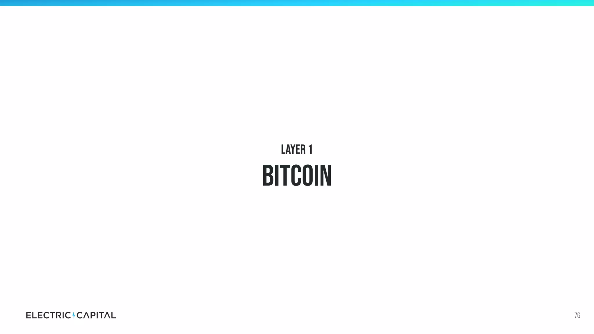 Layer 1
bitcoin
76
 
