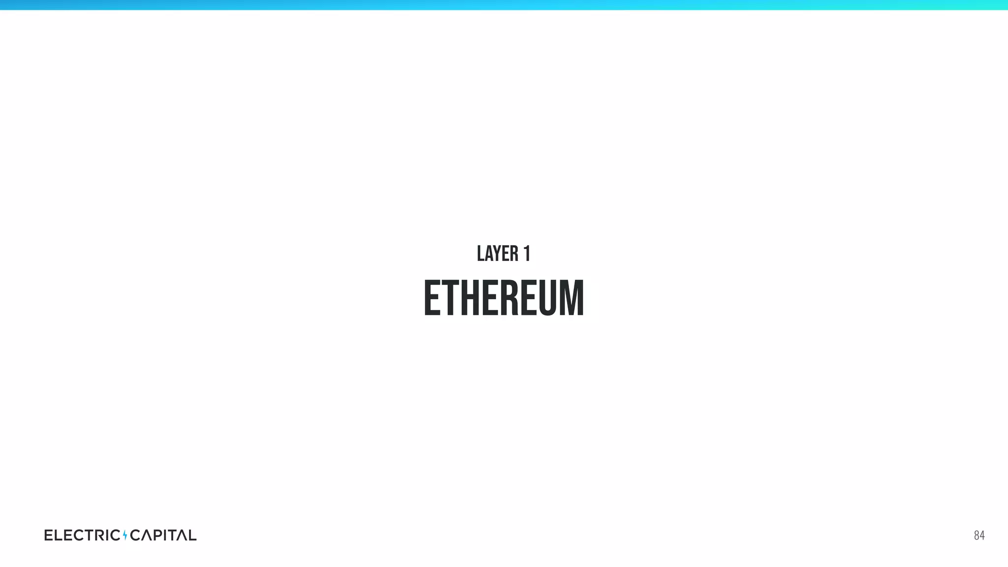 Layer 1
Ethereum
84
 