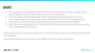 127
Caveats
Appendix & Methodology
 