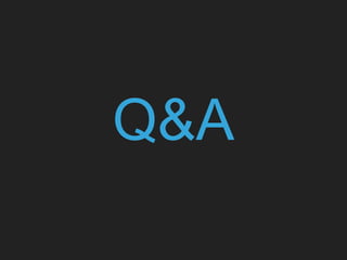 Q&A
 