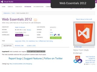 Web Essentials 2012
 