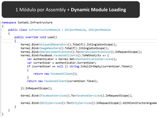 1 Módulo por Assembly + Dynamic Module Loading
 