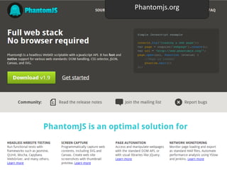 Phantomjs.org
 