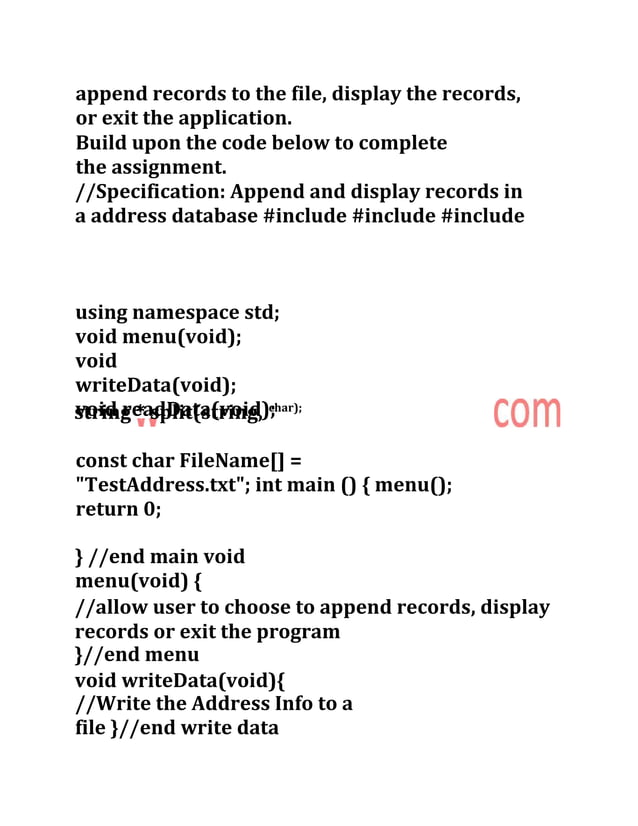 Devry cis-170-c-i lab-7-of-7-sequential-files | PDF